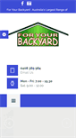 Mobile Screenshot of foryourbackyard.com.au